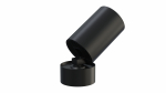 Bendable/rotatable ceiling spotlight fixture SPOT LUMI rotating black